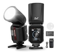 NEEWER 100Ws 2.4G Round Head TTL Flash Compatible with Sony Cameras, for ZV1, Speedlite Light with Touchscreen, 1/8000s HSS, 3 Modeling Lamps, TTL/M Toggle, 3000mAh/500 Full Power Flash, Z3R-S
