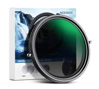 Neewer 10101734 2 in 1 82mm Variable ND Filter ND2-ND32&CPL Filter(Circular Polarizer Filter) No X Cross/30 Layer Nano Coated/HD Optical Glass/Ultra Slim Aluminum Alloy Frame/Water Repellent/Scratch Resistant