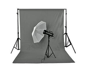 NEEWER 10x12 ft/3x3.6 m Pro Photo Studio Premium Polyester Backdrop, Grey | Backdrop Background ONLY, Foldable, for Photography, Video Recording and Television