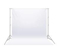 NEEWER 10x12 ft/3x3.6 m Pro Photo Studio Premium Polyester Backdrop, White | Backdrop Background ONLY, Foldable, for Photography, Video Recording and Television