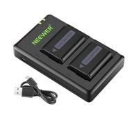 NEEWER 1100mAh Li-ion Battery and Charger for Sony Alpha A3000 A6300 A6000 A6500