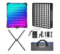 NEEWER 115W Flexible RGB Video Light, APP/2.4G/DMX Control LED Panel Light Mat Kit with Softbox, 2500K-10000K 14700lx/0.5m CRI96+, Key Lighting for Studio Photography Streaming Video Recording, FL100C