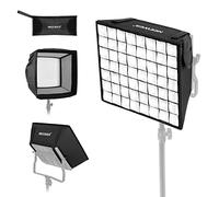 NEEWER 12.2"x11.4" Foldable Softbox Diffuser with Grid and Bag for NL660/SNL660/RGB660/RGB660 Pro/RGB660 PRO II LED Video Light Panel, Studio Photo Portrait Photography YouTube Video Soft Lighting