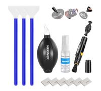 NEEWER 12 In 1 Camera Lens Cleaning Kit for Electronics, Phones, Tablets, 1x Lens Brush Pen + 1x Air Blower + 1x Cleaner Spray + 3x 24mm Full Frame Sensor Swab + 6x Cleaning Cloth, HM-49