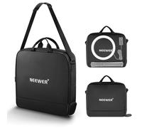 Neewer 12" Ring Light Carrying Bag for RH12B RH12C RH10B RH8B, 19.7"x16.5"/50x42cm Portable Protective Nylon Travel Case with Separate Section for Folded Light Stand Tripod Up to 19.7"/50cm, RU-011