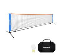NEEWER 12ft Wide Pickleball Net, Small Portable Foldable Driveway Equipment Accessories for Indoor Outdoor Pickle Ball Training & Practice, No Tools Required, PB02N