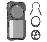 NEEWER 15 Ultra Cage, Quick Release Video Rig Case Phone Stabilizer Holder Compatible with Xiaomi 15 Ultra with 67mm Filter Adapter & 17mm Lens Backplate for Video Recording Filming, PA091 Black