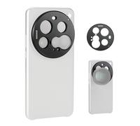 NEEWER 15 Ultra Lens Backplate, Aluminum Alloy 17mm Thread Phone Lens Adapter Holder for Main & Telephoto Cameras, Compatible with Xiaomi 15 Ultra Original Phone Case, PA111 (Black)