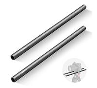 NEEWER 15mm Carbon Fiber Extension Rods 15.7"/40cm Compatible with SmallRig Compatible with Tilta 15mm Rod Rail Support System, DSLR Shoulder Rig, Camera Stabilizer Cage, Matte Box, Base Plate, SR003