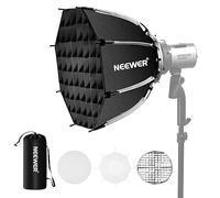 NEEWER 17.7"/45cm Octagonal Softbox Bowens Mount, Quick Folding Quick Set Up with Diffusers/Honeycomb Grid/Bag for Q4 RGB CB60 MS60B MS60C MS150B Compatible with Godox Aputure Video Studio Light, NS1P