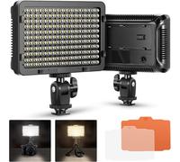 Neewer 176 LED 5600K Ultra Bright Dimmable on Camera Video Light with 1/4-inch