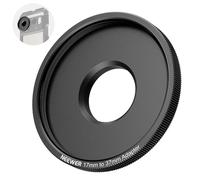 NEEWER 17mm to 37mm Lens Filter Adapter Ring, Compatible with Beastgrip 37mm Lenses Phone Cage Rig Stabilizer for iPhone 16 15 Pro Max Plus S24 Ultra for Video Recording, PA061