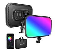 NEEWER 18.3" RGB LED Video Light Panel with APP Control, 360°Full Color, 1 Pack 60W Dimmable 2500K~8500K RGB LED Panel CRI/TLCI 97+ with 17 Special Scenes Effect for Game YouTube Zoom Photography