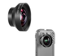 NEEWER 18mm 100° Wide Angle Lens 0.5X Magnification for Phone, 17mm Thread Compatible with iPhone 17 16 15 S25 Ultra Phone Cage / Lens Backplate / Clip, LS-42