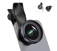 NEEWER 18mm Wide Angle Lens 0.5X Magnification with 17mm Thread Lens Clip & 67mm Filter Ring, Compatible with iPhone 17 16 15 Android Samsung S25 Ultra Phone Cage, LS-42 PRO