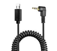 NEEWER 2.5mm to S2 Remote Shutter Release Cable, Compatible with Sony A1, A9 II, A9, A7R V/IV, A7S III, A99 II, A7R II, A7S II, A7 II, A7R, A7S, A7, A6600, A6500, A6300, A6000, RX10 IV Cameras