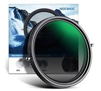 NEEWER 2 in 1 58 mm Variable ND Filter ND2-ND32 & CPL (Circular Polarising Filter) No X Cross Variable Grey Filter HD Optical Glass 30 Layer Nano Coated Water-Repellent Scratch-Resistant