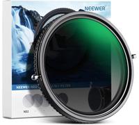 NEEWER 2 in 1 58 mm Variable ND Filter ND2-ND32 & CPL (Circular Polarising Filter) No X Cross Variable Grey Filter HD Optical Glass 30 Layer Nano Coated Water-Repellent Scratch-Resistant