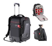 Neewer 2-in-1 Convertible Wheeled Camera Backpack Luggage Trolley Case Travel