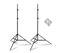 NEEWER 2 Pack 7ft/210cm Photography Light Stand, Foldable Aluminum Alloy Photo Studio Tripod Stands for Video, Portrait and Photography Lighting, Reflectors, Softboxes, Umbrellas, Backgrounds, ST210