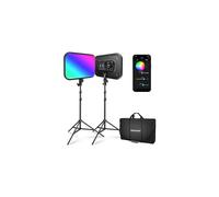 NEEWER 2 Pack RGB168 18.3 Inch LED Panel Video Light Kit