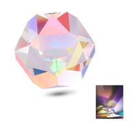 Neewer 20mm K9 Crystal Polyhedron Prism, Color HD Optical Glass Cube, RGB Dispersion Prism Cube, Faceted Optical Prism for Photography, Decoration, Physics Light Spectrum Education, CY004