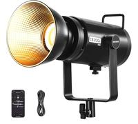 NEEWER 210W COB LED Video Light, 2.4G/APP Control, Two-Tone Continuous Output Lighting 2700K-6500K for Photo Recording in Studio, Bowens Attachment, 90000lux/1m, CRI/TLCI97+, GM ±50, CB200B PRO