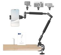 NEEWER 22" Magic Arm with Desk C Clamp, Overhead Camera Mount, UA057 | Articulating Mic Boom Arm 1/4" 3/8" Threads for ARRI, Desktop Stand Holder for Phone Microphone Webcam Action Cam Video Light