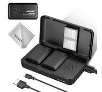 NEEWER 2280mAh NP-FZ100 Replacement Battery 2 Pack with USB Dual Channel Charger Kit, Compatible with Sony ZV-E10II A9III A7CII ZV-E1 A7III A7IV FX3 FX30 A6700 A1 A7C A7CR A7RIV A7RV A7SIII A9II