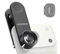 NEEWER 24mm Kaleidoscope Filter with Phone Clip, K9 Crystal Glass Prism Effect Filter for 17mm Threaded Lens Backplate, Phone Cage, Case Compatible with iPhone Android Samsung, FL-102