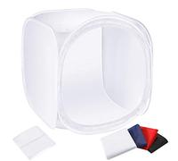 Neewer® 24x24 inch/60x60 cm Photo Studio Shooting Tent Light Cube Diffusion Soft Box Kit with 4 Colors Backdrops (Red Dark Blue Black White) for Photography