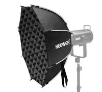 NEEWER 25.6 inch Octagonal Softbox, Soft Box Parabolic Quick Release Bowens Holder, Diffuser, Grid, Bag Compatible with Aputure 120d Compatible with Godox SL60w NEEWER Q4 AS600B CB300B Q300, NS65P