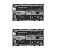 Neewer® (2Pack)2600mAh Sony NP-F550/570/530 Replacement Battery for Sony HandyCams, Neewer Nanguang CN-160, CN-216, CN-126 Series and other LED On-Camera Video Lights Which Using NP-F550