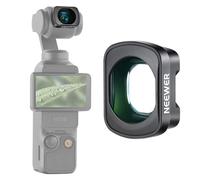 NEEWER 2X Macro Lens for Pocket 3, Magnetic Close Up Macro Photography Lens, 3 Elements in 3 Groups Multicoated HD Optical Glass, Compatible with DJI Osmo Pocket 3, Do Not Stack Filters, LS-64