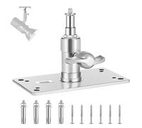 Neewer 3.34 Inch Wall Ceiling Mount 5/8" Baby Pin Stud with 1/4" Thread & 10 Screws, Photography Photo Studio Camera Wall Mount for Ring Light, Video Light, Strobe Flash, Max Load 22lb/10kg, ST-WM1