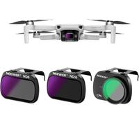 NEEWER 3 Pack ND Filter Set Multi Coated HD Optical Glass ND8+ND16+CPL Filter Compatible with DJI Mavic Mini Mini 2 Mini SE Mini 2SE