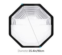 NEEWER 35.4 inch Foldable Octagonal Softbox with Bowens Mount Speedring and Bag
