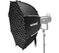 Neewer 35.4'' Octagonal Softbox, Quick Release Parabolic Soft Box with Bowens Mount, Diffusers, Grid, Bag Compatible with Aputure 120d Compatible with Godox SL60w Q4 AS600B CB300B Q300, NS92P