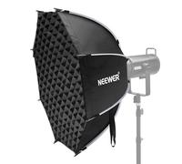 Neewer 35.4'' Octagonal Softbox, Quick Release Parabolic Soft Box with Bowens Mount, Diffusers, Grid, Bag Compatible with Aputure 120d Compatible with Godox SL60w Q4 AS600B CB300B Q300, NS92P