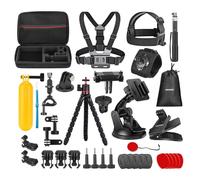 NEEWER Pro 35 in 1 Action Cam Accessories Kit Compatible with DJI Osmo Action 5 Pro 4 3 GoPro, Quick Adapter for Diving Hiking Motorcycle ATV Ski Surf Vlog, GP-51