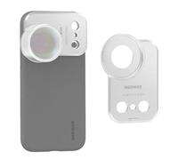 NEEWER 37mm Filter Lens Backplate Only for PA133 Phone Case, Quick Release Video Rig Mobile Photography Accessories Compatible with iPhone 17 Pro Beastgrip, PA173 (Silver)