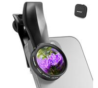 NEEWER 37mm Spiral Halo Prism Filter with Phone Clip, K9 Crystal Glass Effect Filter, Phone Camera Lens Accessories for 17mm Threaded Backplate Cage Case Compatible with iPhone Samsung Android, FL-100