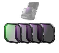 Neewer 4 Pack ND Polarizer Filter Set Compatible with Insta360 Ace Pro 2, PL/ND8/ND16/ND32 Neutral Density and Polarizer Polarizing Filter Kit Snap On Action Camera Accessories, FL-A95