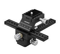 NEEWER 4-Way Macro Focusing Rail Slider with Quick Release Plate | 1/4"-20 Thread for Macro Photo and Close Up Shooting, Compatible with Canon Nikon Fujifilm Sony DSLR, Mirrorless Camera