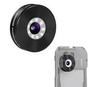 NEEWER 45X Phone Microscope Only for 17mm Thread Backplate, Rechargeable Close Up Zoom Lens w 50mAh Battery, LED Light, Type C Cable Compatible with iPhone Samsung Cage with 17mm Lens Adapter, LS-32