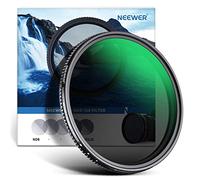 NEEWER 46mm Variable ND Filter ND8-ND128 Camera Lens Filter (3-7 Stop) No X Cross Neutral Density Ultra-Slim HD Filter with 30 Multi-Layer Nano Coatings Waterproof, Cleaning Cloth Included