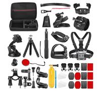 Neewer 50-In-1 Accessory Kit for GoPro Hero 6 5 4 3+ 3 2 1 Hero Session 5 Black AKASO EK7000 Apeman SJ4000 5000 6000 DBPOWER AKASO VicTsing WiMiUS...
