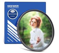 NEEWER 52mm Black Diffusion 1/4 Filter Mist Dreamy Soft Cinematic Effect Filter Ultra Slim Water Repellent Scratch Resistant Optical Glass Multiple Nano Coatings for Video/Vlog/Portrait Photography