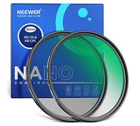 NEEWER 52mm CPL UV Lens Filter Kit, Circular Polarizer(Polarizing) UV Protection Filter Set with HD Optical Glass with Double Sided 30 Layer Nano Coatings Ultra Slim Aluminum Frame
