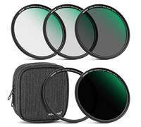 NEEWER 52mm Magnetic ND Lens Filter Kit, ND4 ND8 ND64 ND1000 Filters with Magnetic Adapter Ring & Filter Pouch, HD Optical Glass with 30 Layers Nano Coatings, Scratch/Water Resistant